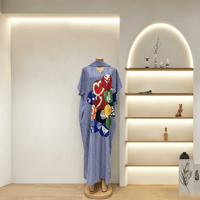 Nouvelle Robe Kaftan Boubou 2026 pour Femme, Maxi Africaine Anti-Plis Ankara, Grande Taille, pour Mariage, Fête, Bohème, Traditionnelle