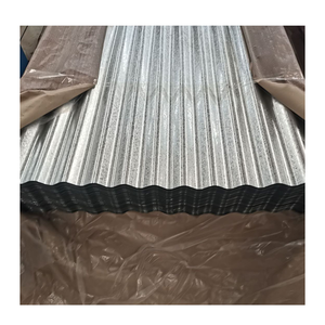Tôle de toiture en acier galvanisé de style nouveau à bas <span class=keywords><strong>prix</strong></span>, 0,42 mm, 12 pieds, <span class=keywords><strong>prix</strong></span> de gros en Chine - Product Image 1