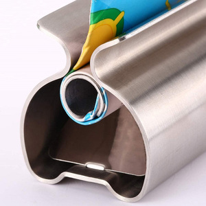 Logo personalizzato semplice in acciaio inox metallo nuovo Design rotolamento dentifricio dispenser <span class=keywords><strong>tubo</strong></span> spremitore rullo <span class=keywords><strong>chiave</strong></span> - Product Image 5