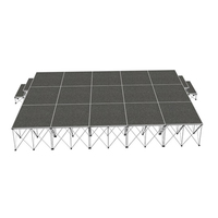 Plateforme de scène avec podiums en aluminium, petite scène en aluminium pour événements de célébration