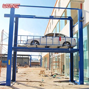 WEMET <span class=keywords><strong>Precio</strong></span> Barato Uso Vertical Car Lift 4 Post Car Elevador Ascensor Estacionamiento para Sótano Garaje - Product Image 6