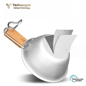 Aluminum <b>Camping</b> Pot With Wooden Handle Portable Outdoor Cooking Pot All Seasons Use - Product Image 6