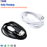 Câble de charge rapide USB-A Micro-USB 2A avec gaine en PVC flexible pour téléphones Android, imprimantes et appareils – Chargement et transfert de données