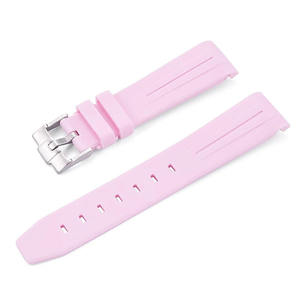 New <b>Silicone</b> <b>Waterproof</b> Watch Strap 20mm Fitted for Mo on Watches Curved End Sport Replacement Watch Band - Product Image 6