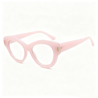 Kacamata Anti Blue Light SM26007 Bingkai PC Model Cat Eye Kacamata Komputer Unisex Optik Kacamata Resep Penghalang Sinar Biru
