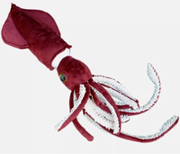 Nuevos juguetes personalizados de peluche suave de calamar rojo Alibaba Express com