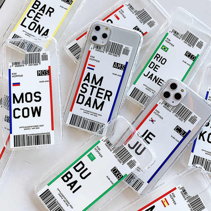 Dhl Casetify Shipping Label Case Creative Hot Sale Plane Ticket To