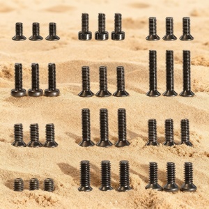 Kit de tornillos de aluminio BANGBANG con punta roja M3x6 M3x7 M3x8 M3x9.5 M3x10 M3x12 M3x16 M3.5x8 M3.5x10 M4x5 M4x11 # 6-32 Tipos de tornillos 36 piezas - Product Image 1