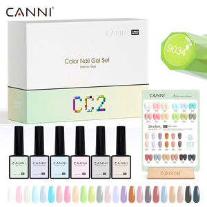 CANNI New 9ml Hema Free Gel <span class=keywords><strong>Kit</strong></span> smalto CC1 CC2 CC3 colori 144 smalto smalto smalto Gel <span class=keywords><strong>Kit</strong></span> con fondo fondo Primer punta colla - Product Image 3