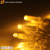 Guirlande lumineuse LED blanche chaude pour extérieur, 100 LED, IP44, pour décorations de Noël, de fêtes et de paysages commerciaux