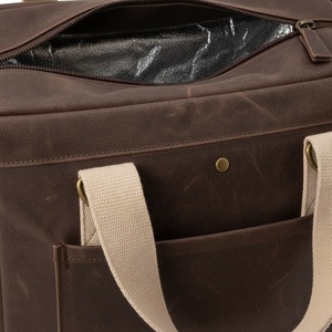 Sac isotherme en toile de canard cirée pour pickleball, 16 oz, avec logo personnalisé, vente en gros, pour tennis et sports - Product Image 4