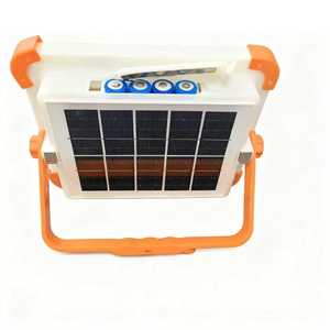 100W Güneş Enerjili Taşınabilir LED Projektör USB Pil Açık Hava Şarj Edilebilir Taşınabilir Kamp Lambası Acil Durum Çalışma Güneş Lambaları - Product Image 2