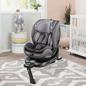 TZCYO Seggiolino Auto Convertibile di Lusso 3-in-1 per Neonati 0-7 Anni, Rotazione a 360 Gradi, <span class=keywords><strong>ISOFIX</strong></span>+Support Leg, ECE R129 <span class=keywords><strong>I</strong></span>-<span class=keywords><strong>size</strong></span>, Max 36kg, con Base - Product Image 2