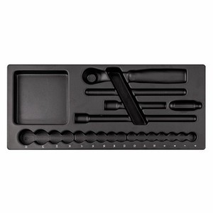 Usag Plateau à outils 415x188x45 mm en plastique portable 14 compartiments capacité jusqu'à 20l - Product Image 1
