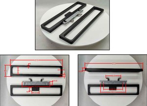 Serrure de porte coulissante en aluminium, design élégant et simple, nouvelle conception 2021, serrure étroite pour l'Inde, la Thaïlande et l'Indonésie - Product Image 4