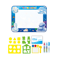 Tapis de dessin interactif réutilisable sur le thème de l'eau de l'océan, jouet d'activités, sélection pour la revente régionale, fourniture pour fêtes en plein air