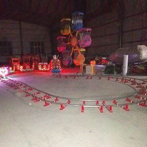 Dattractions de <span class=keywords><strong>parc</strong></span> d'attractions train de Noël électrique en plein air promenades en train de piste du Père Noël à vendre - Product Image 5