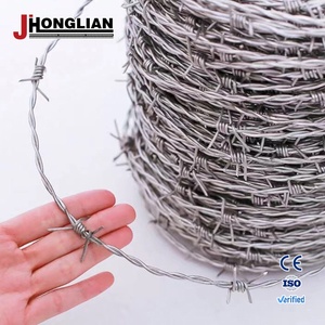 Clôture bon marché en spirale Haïti haute résistance en plastique enduit de PVC <span class=keywords><strong>500</strong></span> <span class=keywords><strong>M</strong></span> chaîne de <span class=keywords><strong>fil</strong></span> de fer <span class=keywords><strong>barbelé</strong></span> électrique <span class=keywords><strong>fil</strong></span> de fer <span class=keywords><strong>barbelé</strong></span> galvanisé à chaud - Product Image 1