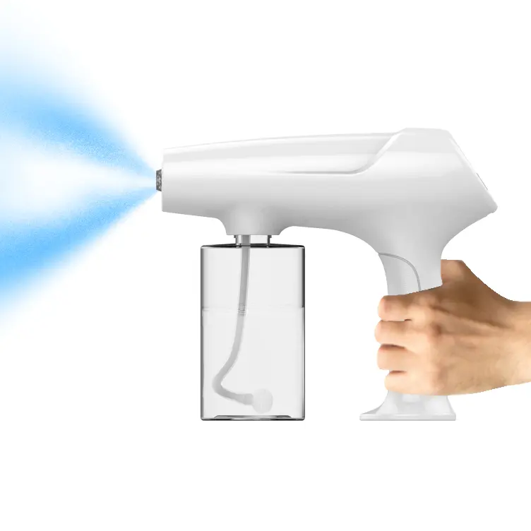Pistola a vapore Nano portatile personalizzata per parrucchieri Spray idratante per capelli Micro Nano blu-ray pistola a spruzzo multifunzionale con acqua Nano