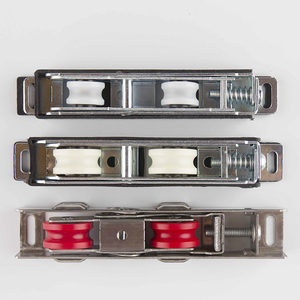 HANZSON Roulettes réglables à double roulement en alliage d'aluminium pour portes et fenêtres, accessoires de quincaillerie durables, épaisseur 2 mm - Product Image 1