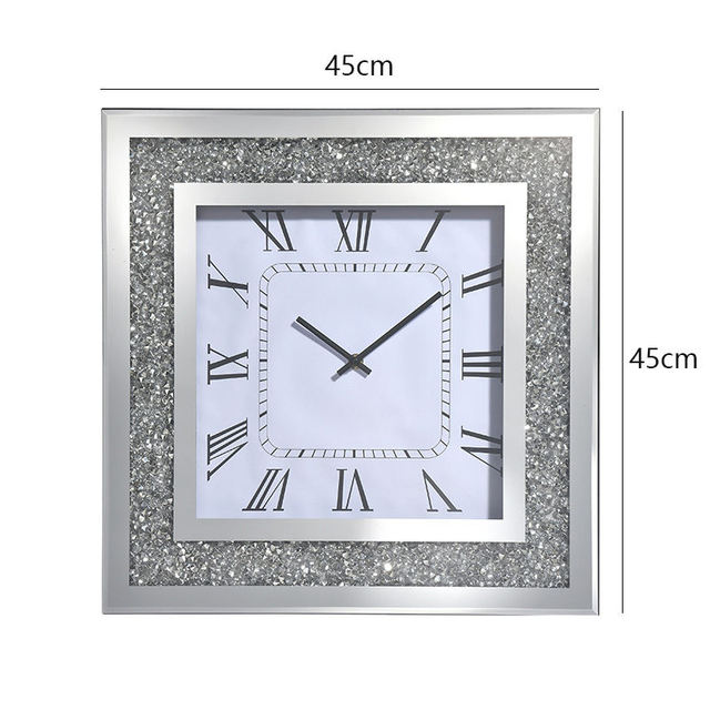 Home DecorationsCreative Wall Clock Factory Wholesale Decorative Diamond Clock Fashion Personality Clock