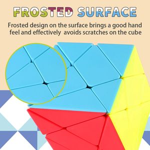 Ventes chaudes, <span class=keywords><strong>cube</strong></span> de puzzle magique à 3 axes, Fisher Windmill Stickereless, Speed Puzzle Cubes, jouets éducatifs - Product Image 3