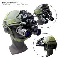 QCNV BNVD1431 FOV40 °   Tube intensificateur d'image GEN2+FOM1400+ IIT P43/P45, lunettes binoculaires à volet automatique, dispositif de vision nocturne OEM/ODM