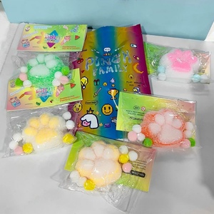 ของเล่นบีบสควิชชี่ กล่องสุ่ม ของเล่นรูปอุ้งเท้าแมว บรรเทาความเครียด โมจิสควิชชี่ ของเล่นบีบเล่นสำหรับเด็ก ของขวัญวันเกิด ของเล่นบีบสควิชชี่รูปอาหารทาบา - Product Image 5