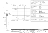 Antenne champignon étanche 30*80MM pour Lora 433mhz 868Mhz 915Mhz 920Mhz 925Mhz