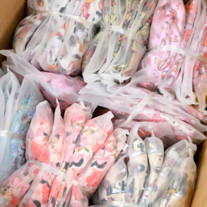 Fermagli per Capelli Tiaose con Fiocco in Grosgrain Personalizzati, Carini con Ricamo a Farfalla per Scuola, Feste e Occasioni Speciali - Product Image 4