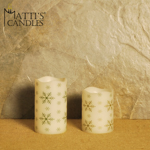 CE certificado respetuoso del medio ambiente led velas conjunto de cera personalizada velas led en conjunto - Product Image 3