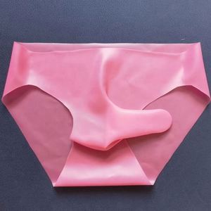 Ropa interior masculina de goma y cuero con separación de bolsillos, enrollable, a prueba de fugas, con diseño de ropa de aviación falsa - Product Image 6
