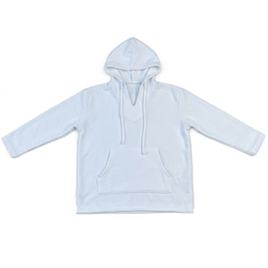 Custom 3D Print Unisex Striped Summer Mexican Baja Hoodie 100% Polyester <strong>Waffle</strong> Weave Beach <strong>Jumpers</strong> - Product Image 4
