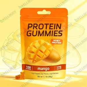 WELLBODY Orijinal Vegan Poşetli <span class=keywords><strong>Protein</strong></span> Jelibonları <span class=keywords><strong>Protein</strong></span> Fitness Jelibonları ve Vitamin Vc Jelibonları Whey <span class=keywords><strong>Protein</strong></span> Jelibonları - Product Image 3