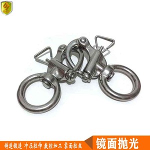 ตะขอเกี่ยวสปริงหมุนได้ ขนาด 65 มม. ทำจากสแตนเลส สำหรับพวงกุญแจ ใช้สำหรับกิจกรรมกลางแจ้ง ปีนเขา อุปกรณ์เรือ รับน้ำหนักได้ - Product Image 4