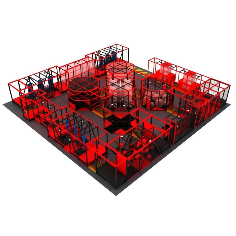 Детская игровая площадка, детский тренировочный комнатный батут, Детская парка, оборудование для прыжков, бирка, препятствия, ниндзя воин