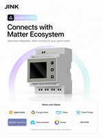 JINK Super Gateway VRF vers Matter - Routeur de bordure Thread intégré, Hub d'automatisation compatible Apple HomeKit