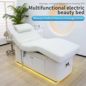 Bojue Beauty Facial <span class=keywords><strong>Spa</strong></span> <span class=keywords><strong>Table</strong></span> de <span class=keywords><strong>massage</strong></span> réglable Tables de <span class=keywords><strong>massage</strong></span> médical Lits Fonction chauffante <span class=keywords><strong>Table</strong></span> de <span class=keywords><strong>massage</strong></span> électrique <span class=keywords><strong>Spa</strong></span> - Product Image 2