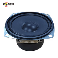 Speaker Bluethood 3-Inci Mini Kotak Besi Magnet Eksternal 4 Ohm 10W Speaker Fullrange Multimedia Loudspeaker Driver