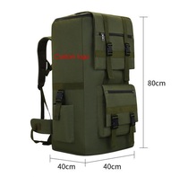 Sac à dos tactique vintage imperméable personnalisé pour la pêche, avec porte-canne, motif camouflage, vente en gros