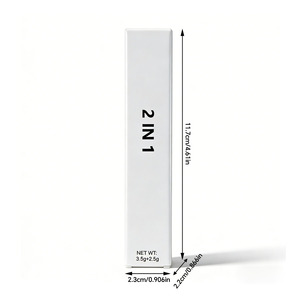 Vente en gros <span class=keywords><strong>de</strong></span> rouge à lèvres double embout 2 en 1, stylo gloss à lèvres longue tenue, imperméable, anti-transfert, personnalisable, maquillage pour les lèvres pour femmes - Product Image 6