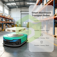 Robot AGV Eléctrico de Navegación Inteligente Sinocube con Wi-Fi/5G, Evitación de Obstáculos por Láser, Capacidad de Elevación de 100-1000 kg para Materiales