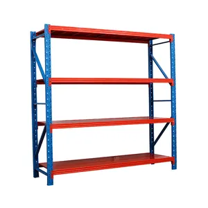 Warehouse racking suppliers adjustable metal boltless shelf light duty rack steel shelves for warehouse