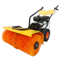 Déneigeuse à tarière avec brosse à rouleaux interchangeable et lame de déneigement, machine multifonctionnelle pour l'élimination de la neige