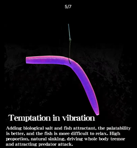 Piège à poisson efficace pour la pêche au bar en PVC, larve, ver de marche, leurre pour lac et ruisseau, 14cm, 10.6g - Product Image 5