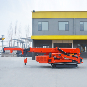 Grue araignée hydraulique 3T 8T à double alimentation avec nacelle et télécommande pour travaux de levage en usine - Product Image 6