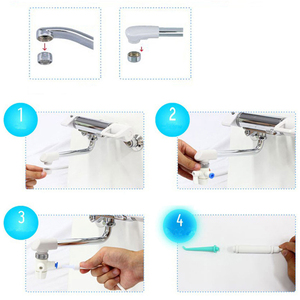 <span class=keywords><strong>Hydropulseur</strong></span> de voyage, jet d'eau, pour les dents, irrigateur buccal, produits d'hygiène, <span class=keywords><strong>robinet</strong></span> - Product Image 3