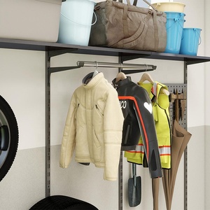 Модульная вешалка для одежды для гардероба, легко устанавливаемая система хранения одежды - Product Image 5