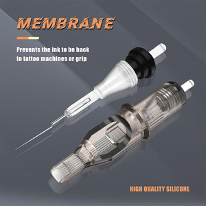 Vente en gros RL Round <span class=keywords><strong>Liner</strong></span> Cartouches de tatouage à membrane stérile à longue cône Filtres jetables de tatouage EZ certifiés CE 10 pcs/boîte - Product Image 5