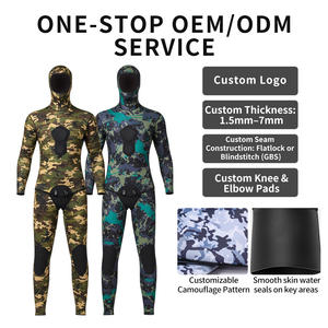 थोक 3 मिमी नियोप्रोन कैमलॉफ्लेज के लिए तरफफिशिंग आर्टसूट सिलाई डाइविंग तैराकी के लिए आर्टसूट - Product Image 3